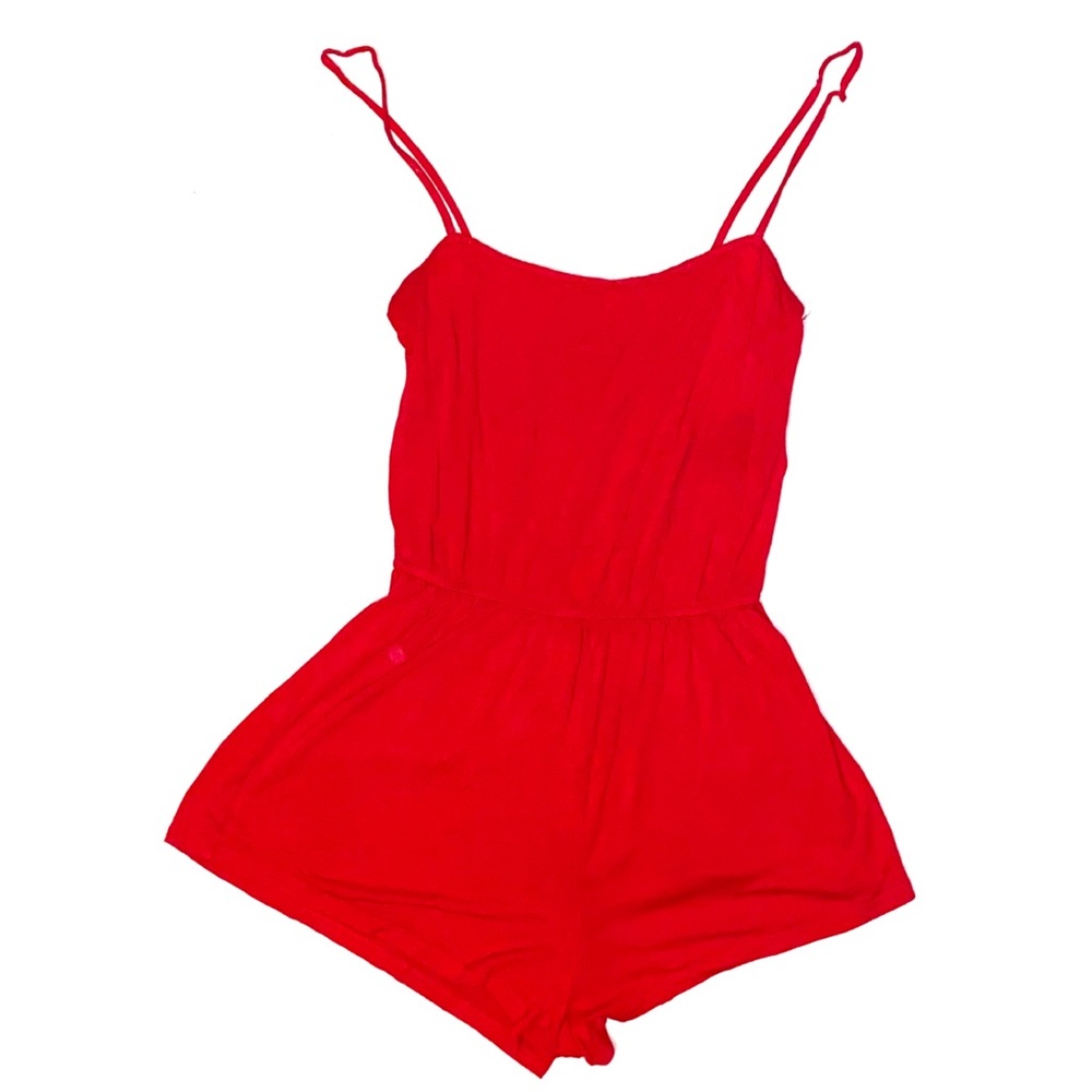 H&M RED ROMPER